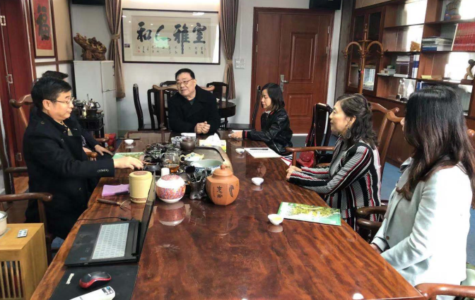 本会走访新泰隆环保集团考察农村治水技术